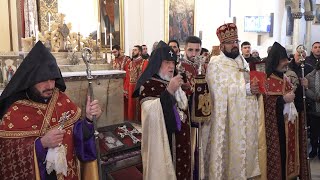 Տարվա առաջին պատարագը Մայր Աթսռ Ս․ Էջմիածնում