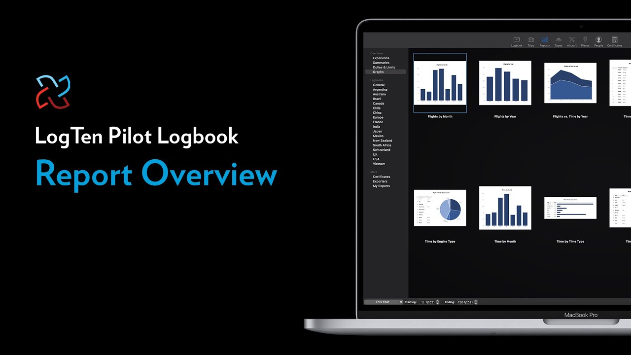 How to Generate Reports - LogTen Pilot Logbook