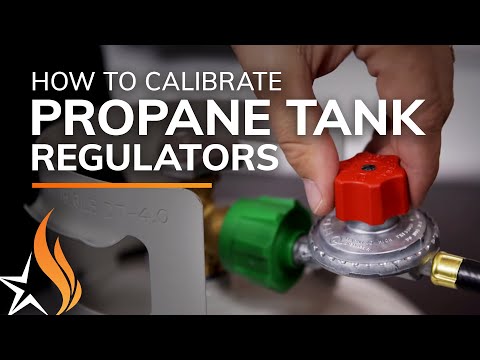 How To Use and Calibrate Adjustable Propane Tank Regulators With Your Fire Pit