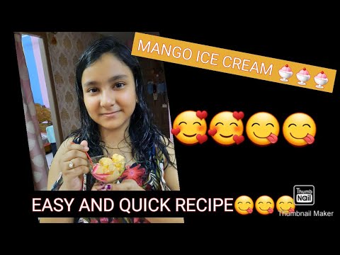 YUMMY MANGO ICE CREAM🍦🍦|| TRIAL BY A TEEN ||