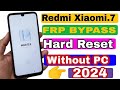 redmi not 7,7s,7pro frp bypass without pc 💯% working miui 12.5,13,14  updated version #viral #trendi