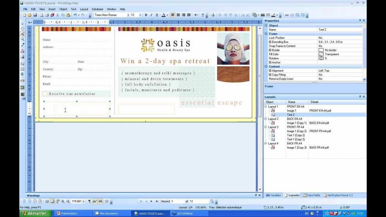 PrintShop Mail - How to number