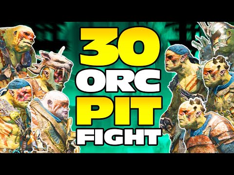 ONLY 1 CAN BECOME THE OVERLORD 🔥 30 Orc Pit Fight Tournament in Middle Earth Shadow of War