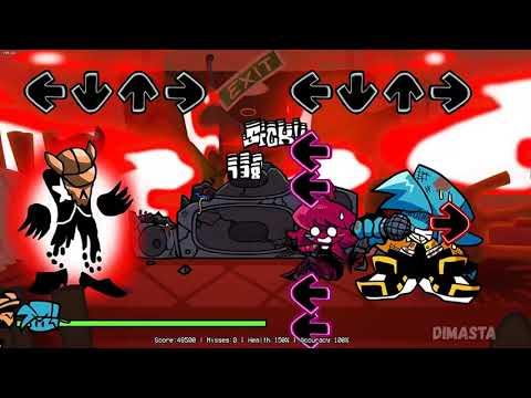 FNF Genocide but Everytime it is the Opponent's turn the mod Changes   Friday Night Funkin'