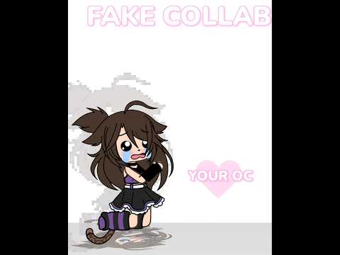 FAKE COLLAB W ME🩷✨️‼️ #gacha #shorts #meme #gachaclub #edit #oc #gachalife #cat #tiktok