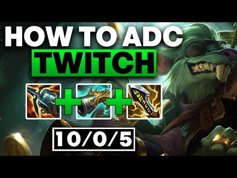 How to play Twitch in Season 12 - Twitch ADC Gameplay