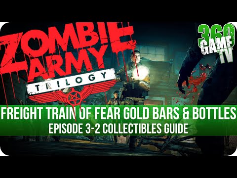Zombie Army Trilogy - Freight Train of Fear - All Gold Bars and Bottles Collectible Locations