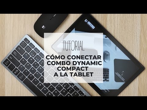 Cómo conectar el teclado y ratón Combo Dynamic Compact a la tablet (Tutorial)