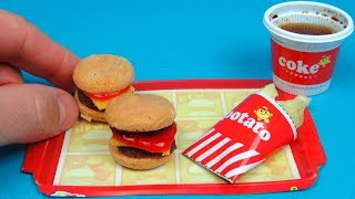 Mini Hamburger, Patat en Cola maken | Family Toys Collector