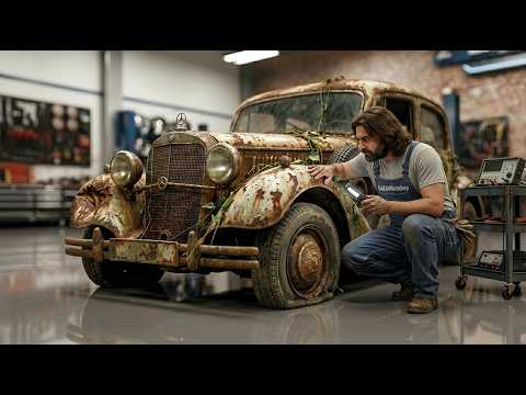 Thumbnail for Pre War | Restoring Extreme Rare 1940s Mercedes-Benz 770 Grosser Brought Back to Life | Pure ASMR by Mercedes-Benz 770