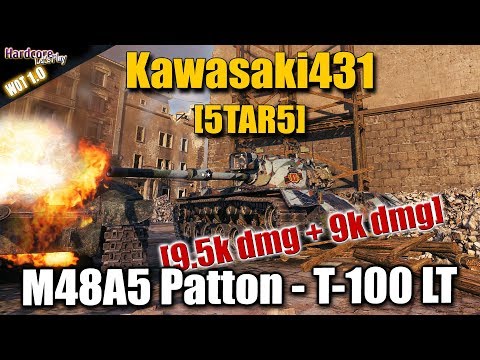 WoT: "M48A5 Patton auf Himmelsdorf" + "T-100 LT auf Studzianki", WORLD OF TANKS