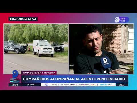 Despidieron a la madre y la tía del penitenciario que tomaron de rehén en una cárcel de Mendoza