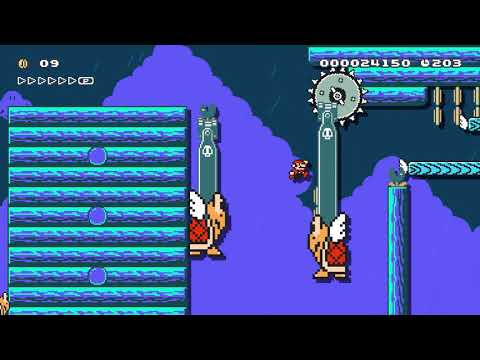 [4YMM] Freefall Fortress (Super Mario Maker 2)