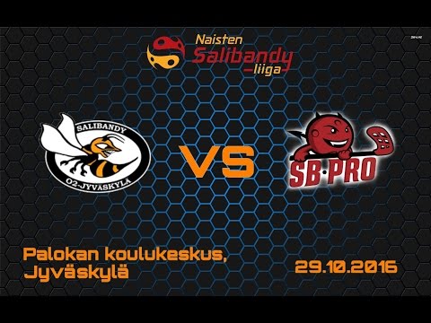 Naisten salibandyliiga: O2-Jkl - SB-Pro, 29.10.2016