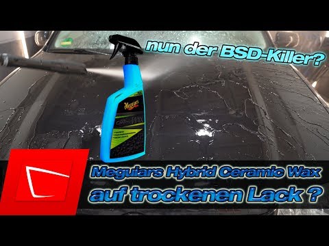 BONUS! Meguiars Hybrid Ceramic Wax auf trockenen Lack auftragen? Verbrauch extrem gering!