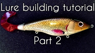 DIY Lure building - Part 2 - Making a two piece silicone mould and resin casting