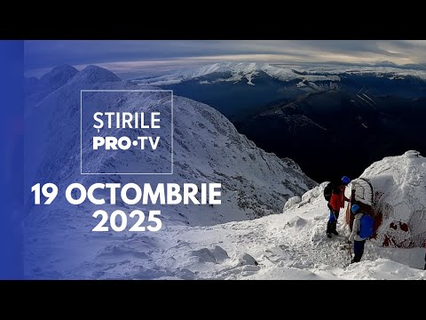Știrile PRO TV - 19 Octombrie 2025 | Tânără moartă în Piatra Craiului