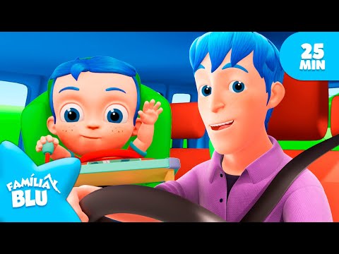 O Carro do Papai e Mais Canções da FAMÍLIA BLU 🙋🏻‍♂️ 🌈 MIX | Desenho Animado BRASIL