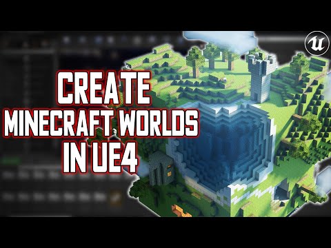 Sir Fansi - Create MINECRAFT WORLDS in Unreal Engine 4 (UE4 procedural generation)