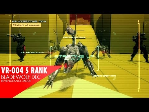 BladeWolf DLC - VR mission 4, S Rank (Revengeance)