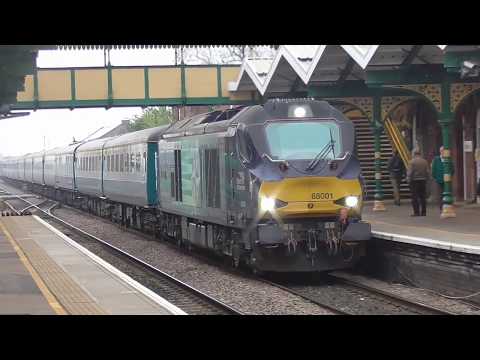 DRS 68001+68023 hauls the NENTA Railtour through March - 21/4/18