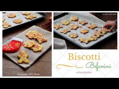 Ricetta dei Biscotti Befanini senza glutine