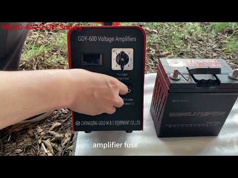 How to operate newest model WDJD-4A for 2D ERT survey