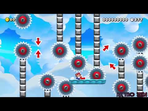 [3] SUPER EXPERT Levels by Momoモモ! - SUPER MARIO MAKER 2! ~ Saw Blades