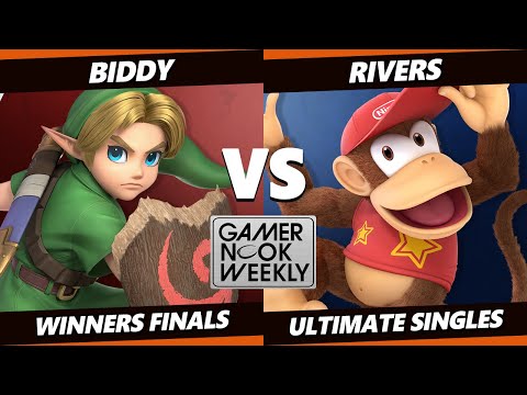 GNW 14 Winners Finals - Biddy (Young Link) Vs. Rivers (Diddy Kong) Smash Ultimate - SSBU