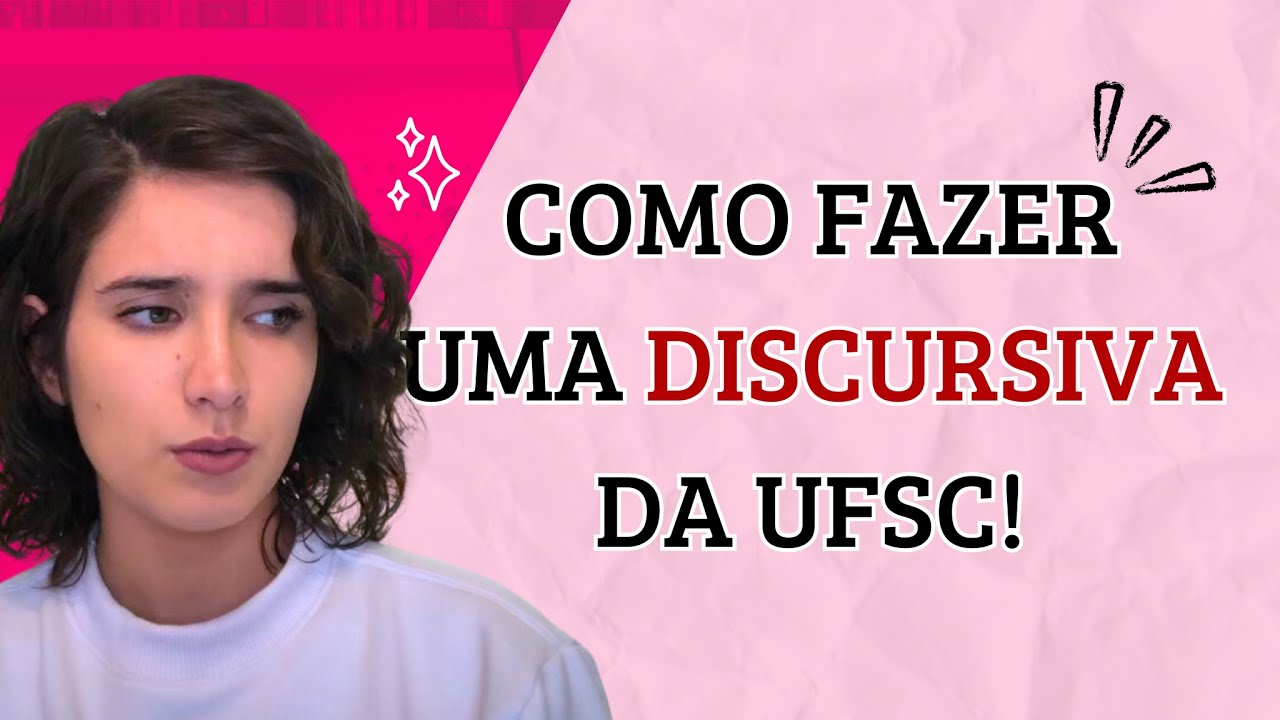 Como fazer uma DISCURSIVA do vestibular da UFSC! Guia que me fez tirar mais que 8,0!