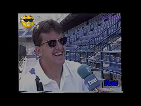 Felipe Miñambres.Quique Estebaranz.Pier-"Tomas Falsas"-Temp.1992/1993-C.D.TENERIFE SAD