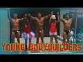 Young Bodybuilders Take the Muscle Beach Stage