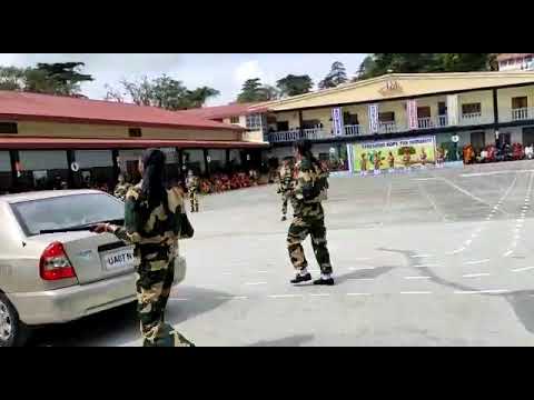 vip rescue #terroist attack and #CISF personal mock drill vip car rescue #display