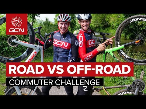 Road Vs Off-Road Commuter Challenge | What Is The Most Fun Way To Cycle To Work?