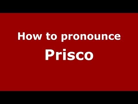 How to pronounce Prisco (Italian/Italy) - PronounceNames.com