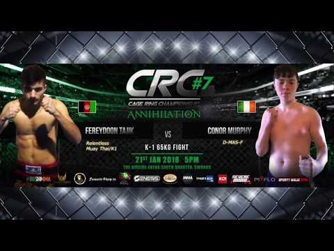 CRC 7 K-1  A/M 65kg Fereydoon Tajik  (Relentless) Vs Conor Murphy (D-MAS-F)