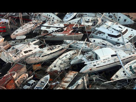 A devastating storm has caused widespread damage across the Mediterranean