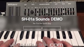 Video thumbnail for Roland SH-01a Sound demo by Nu-Trix The Synth Guy