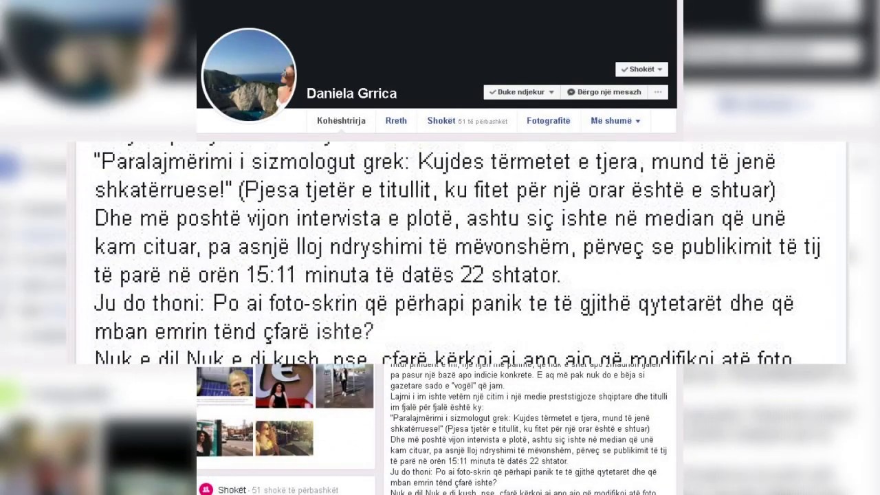 Syri.net shkaktoi panik në Tiranë, portali sajoi një lajm të rremë për ...