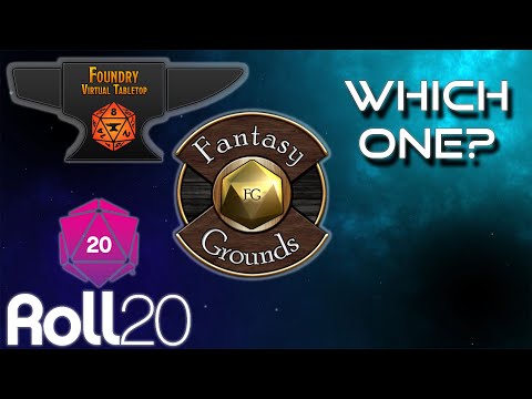 Which VTT should you choose? Foundry | Fantasy Grounds | Roll20 | Tabletop Simulator?