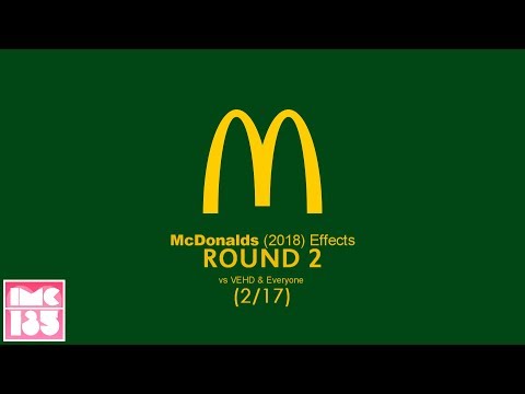 McDonalds (2018) Rodada de efeitos 2 vs VEHD e todos (2⁄17)