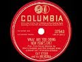 1947 HITS ARCHIVE: What Are You Doing New Year’s Eve? - Kay Kyser (Harry Babbitt, vocal)