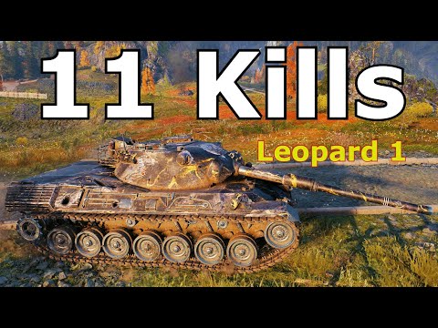 World of Tanks Leopard 1 - 11 Kills 9K Damage