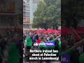 IRISH FANS CHANT DISRESPECT TO PALESTINE MARCH Shorts Short Ireland Usa