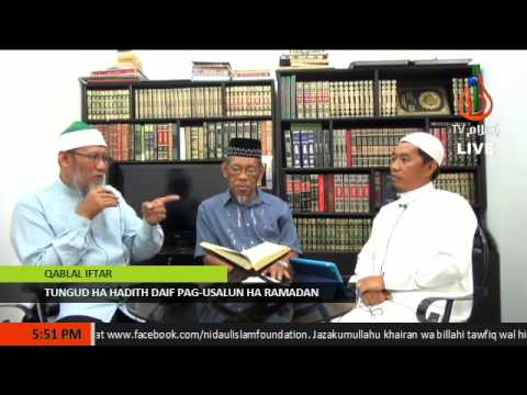 Tungud ha Hadith Daif Pag-usalun ha Ramadan (Tausug)