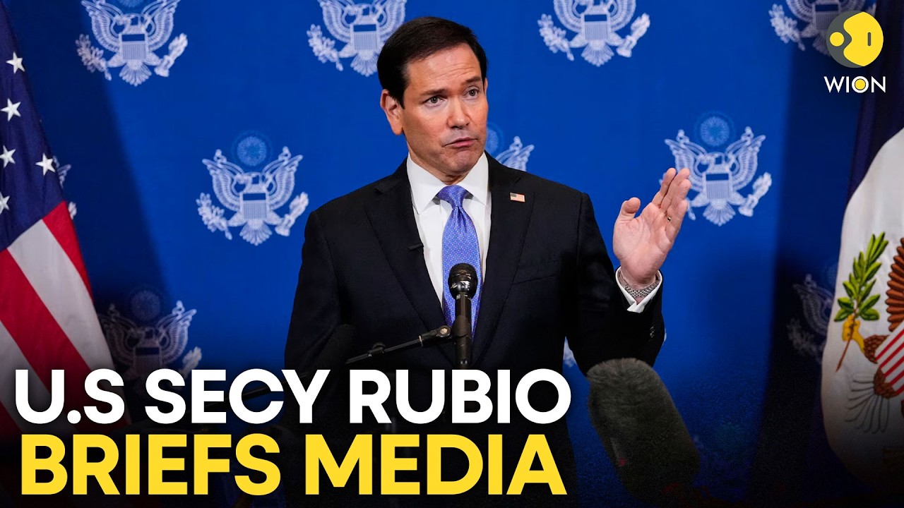 Rubio LIVE: US Secretary of State Marco Rubio Travels to Reykjavík; Briefs Media | WION Live