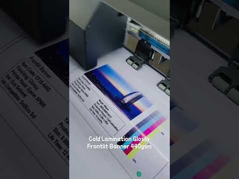 Cold Laminated 440gsm Frontlit Banner