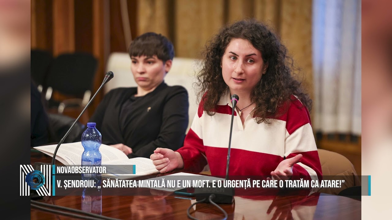 V. Șendroiu: „ Sănătatea mintală nu e un moft. E o urgență pe care o tratăm ca atare!”