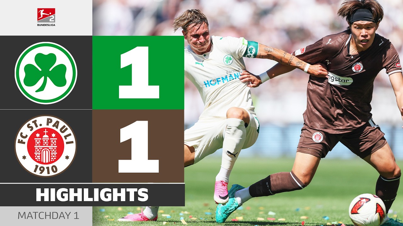 ST. PAULI - GREUTHER FÜRTH | Highlights | Matchday 1 - Bundesliga 2 2026/27