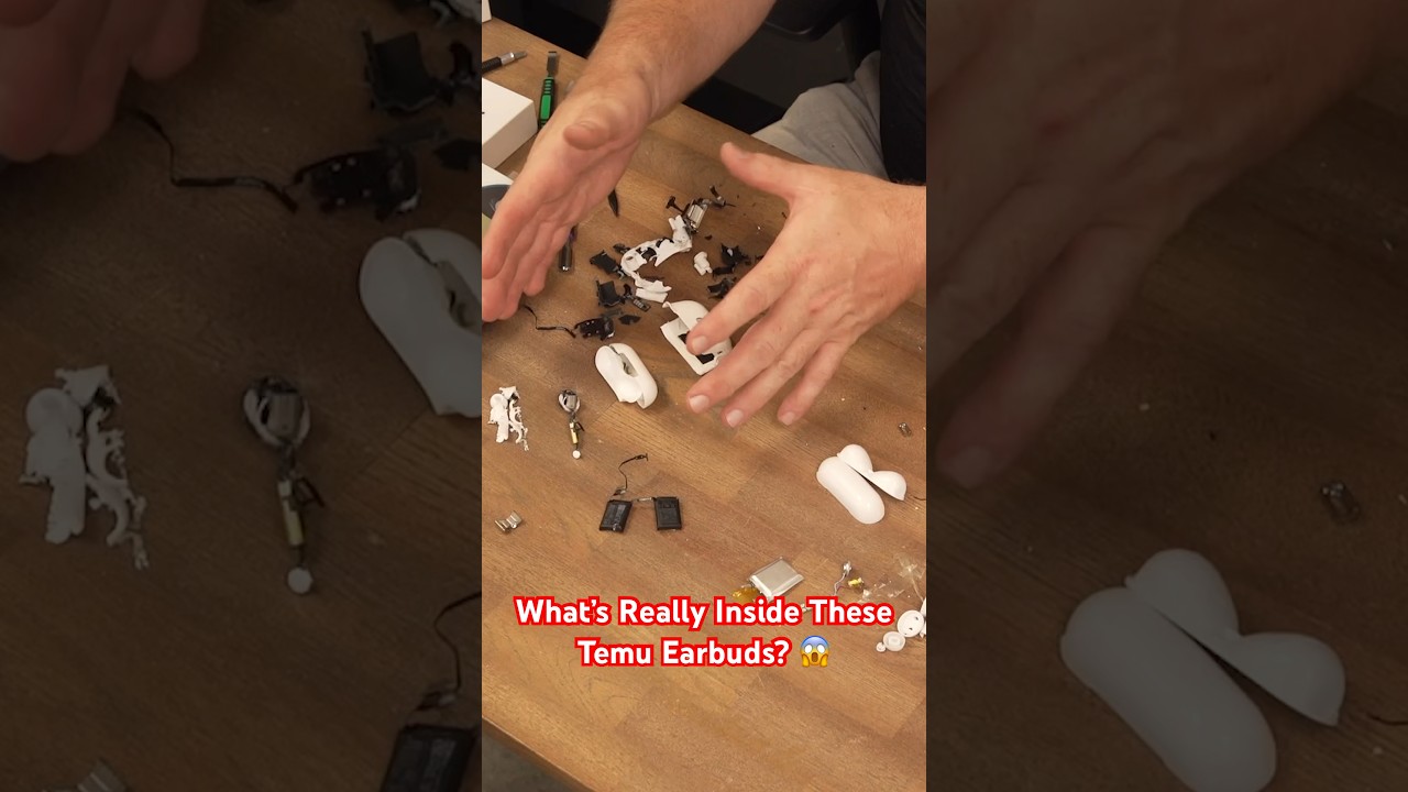 What's Inside A Pair of Knockoff AirPods?